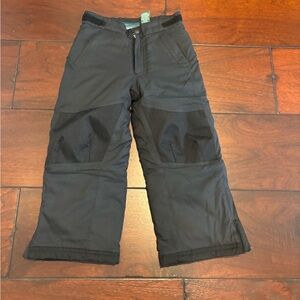 L.L. Bean Black Insulated Pants